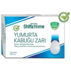 Shiffa Home Yumurta Kabuğu Zarı 620mg 30 Kapsül