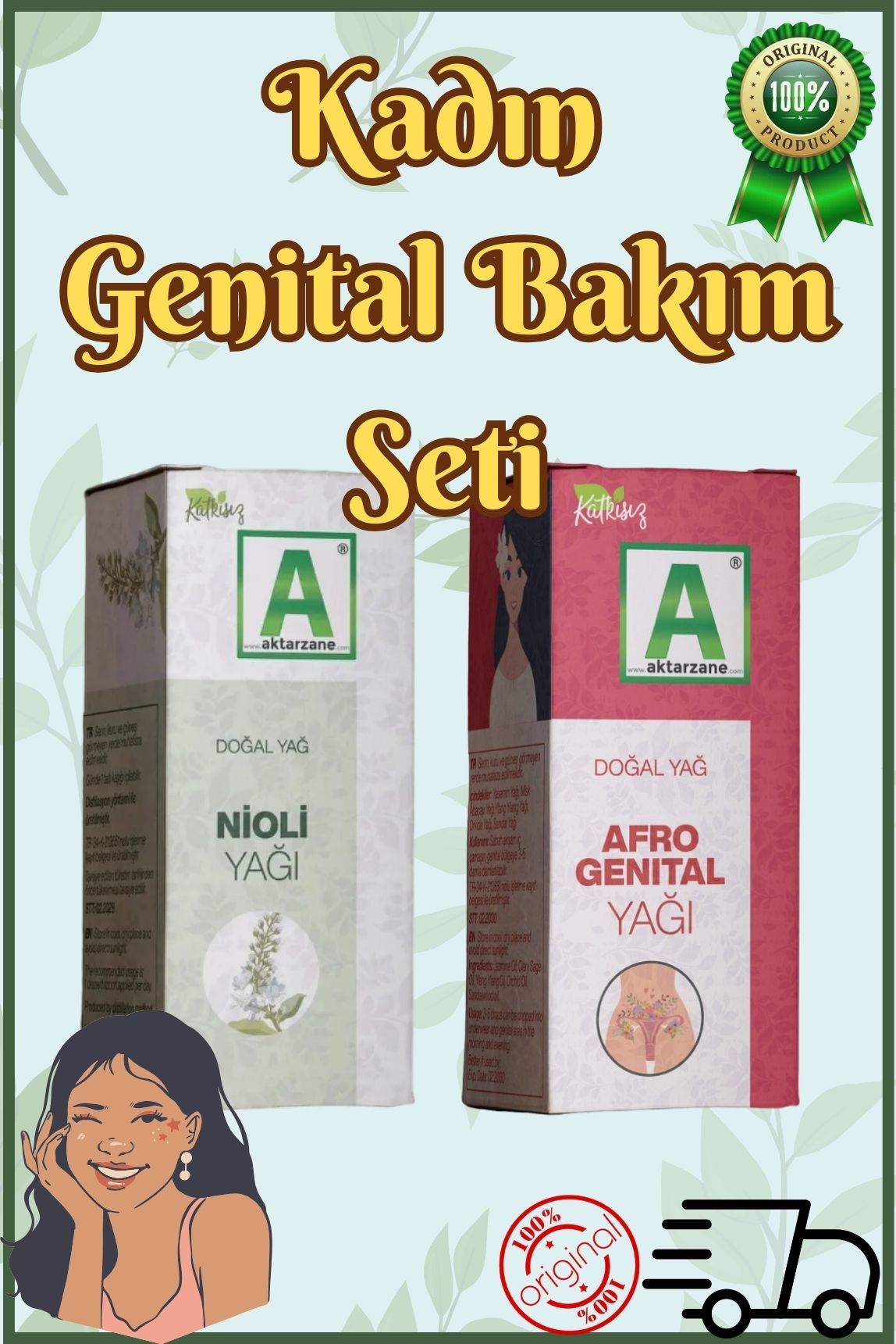 Afro Genital Yağı ve Nioli Yağı Avantajlı Set