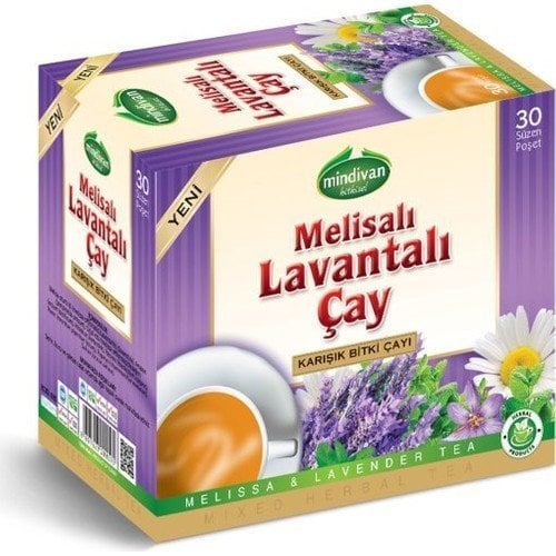 Mindivan Melisalı Lavantalı Karışık Bitki Çayı 40 Süzen Poşet