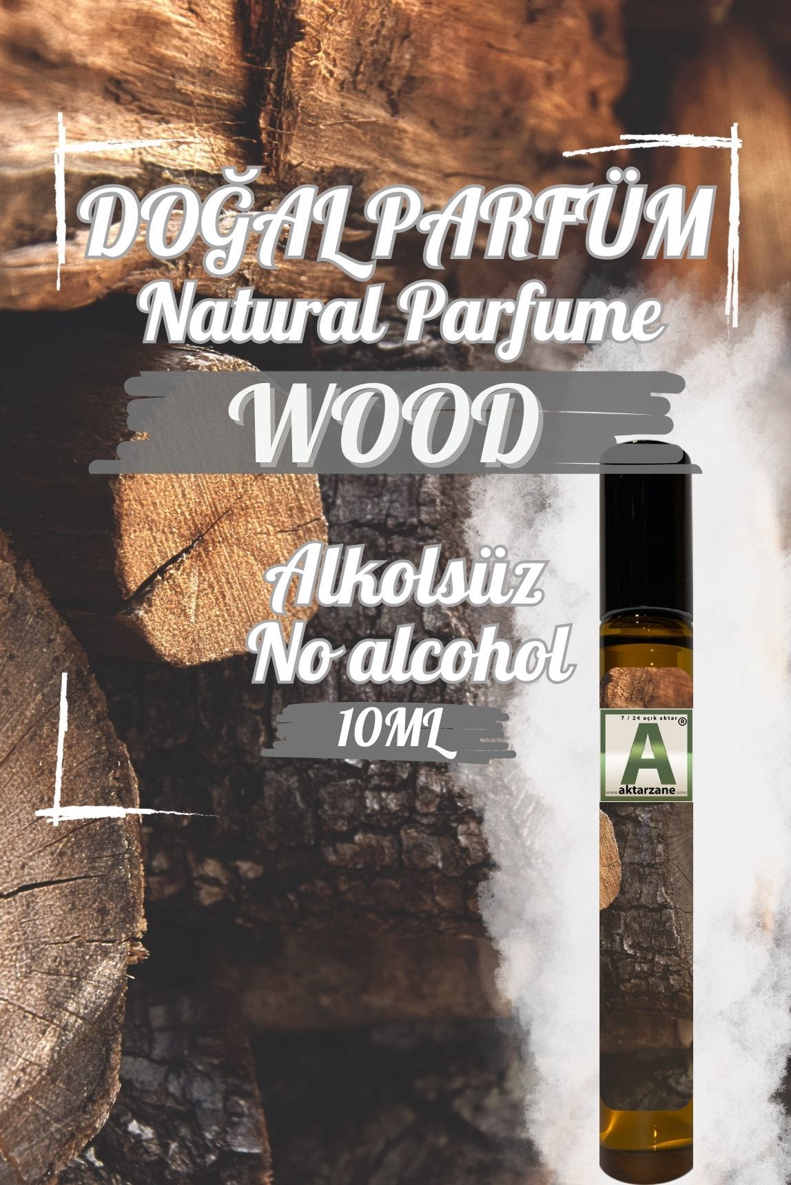 Aktarzane Doğal Parfüm Wood 10ml