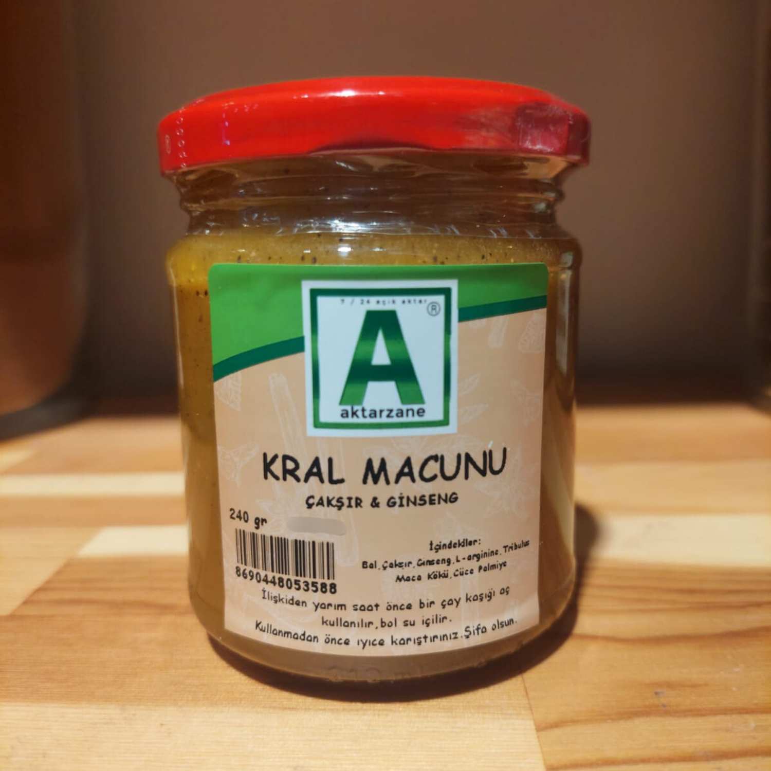 Kral Macunu Çakşır Ginseng 240 gr 100 Saat Etkili