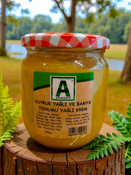 Kuyruk Yağlı ve Bamya Tohumu Yağlı Krem 400 cc