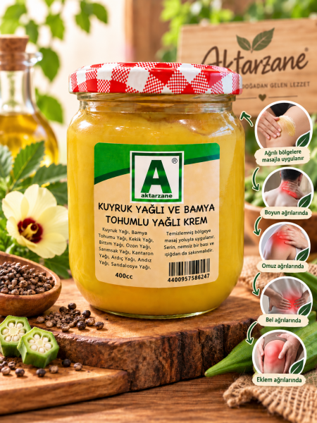 Kuyruk Yağlı ve Bamya Tohumu Yağlı Krem 400 cc