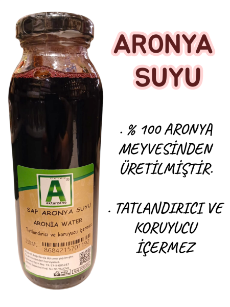Saf Aronya Suyu 250 ML