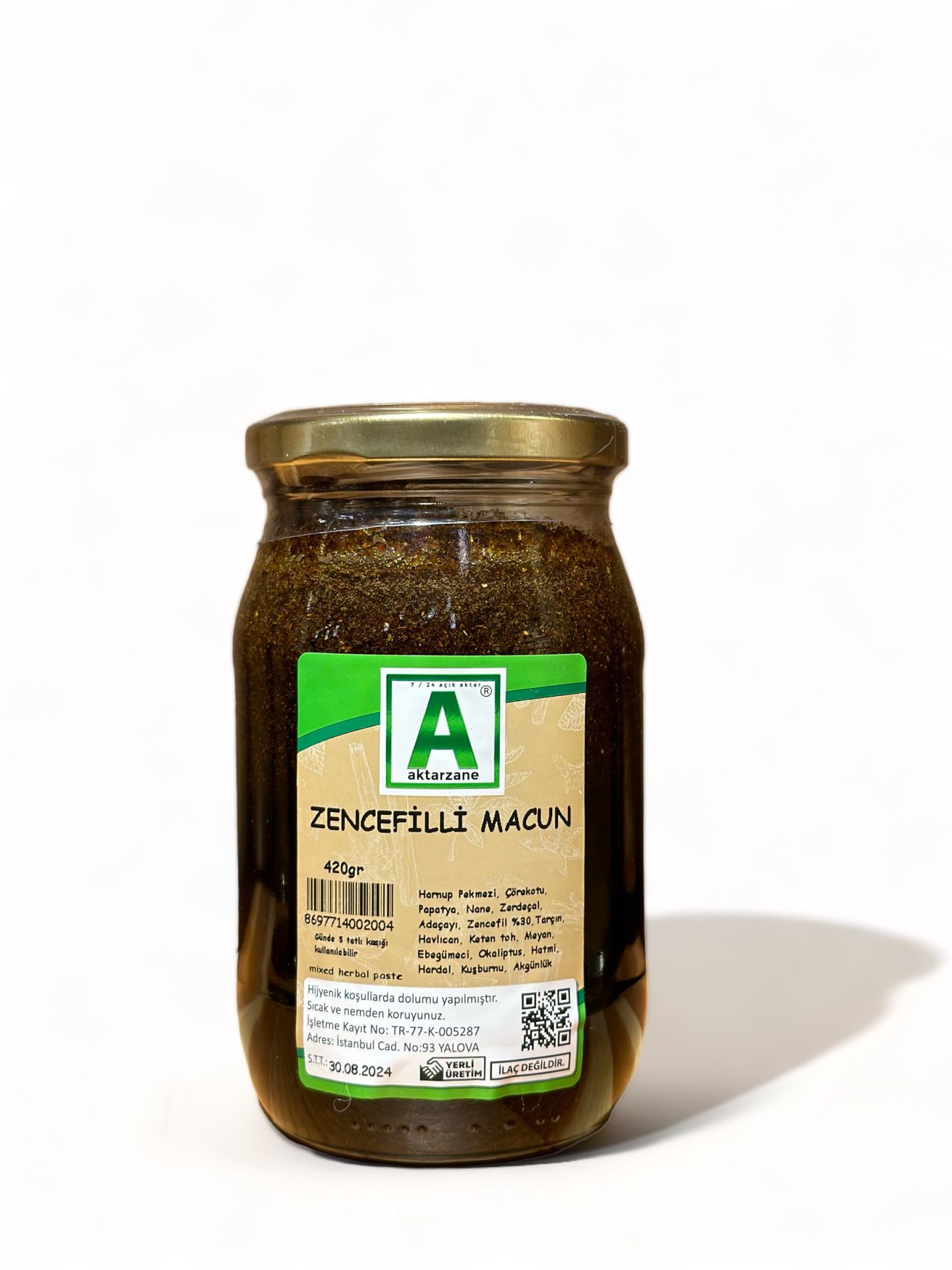 Aktarzane Zencefilli Macun 420gr