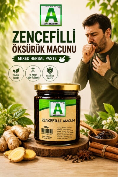 Aktarzane Zencefilli Macun 230gr