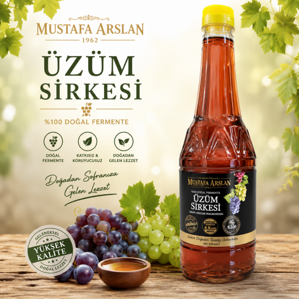 Mustafa Arslan Üzüm Sirkesi 750 ml