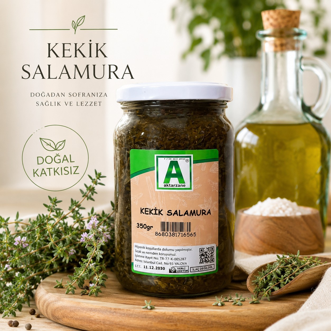 Aktarzane Kekik Salamura 350 gr