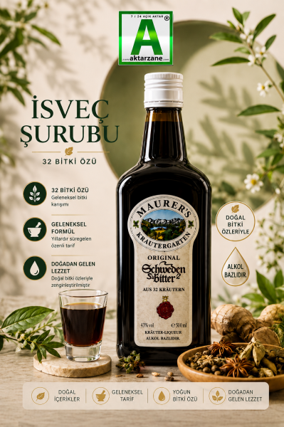 Krautergarten İsveç Şurubu 500ml