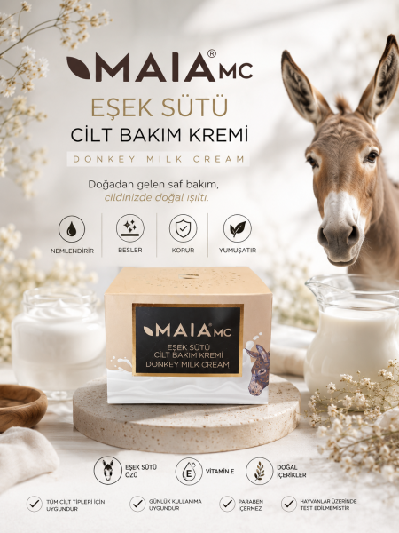 MAIA Eşek Sütü Cilt Bakım Kremi