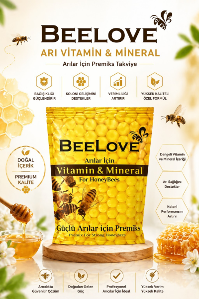 Arı Vitamin & Mineral Premix – Koloni Güçlendirici Arı Besini Takviyesi