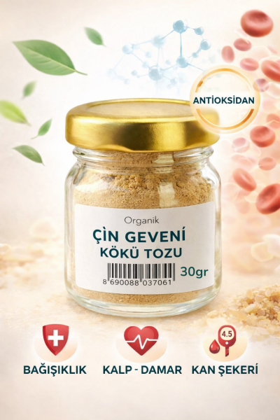 Çin Geveni Kökü Tozu (Astragalus) 30gr  , Antioksidan İçerikli Bitkisel Toz