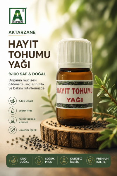 Aktarzane Hayıt Tohumu Yağı Soğuk Sıkım 20 ml