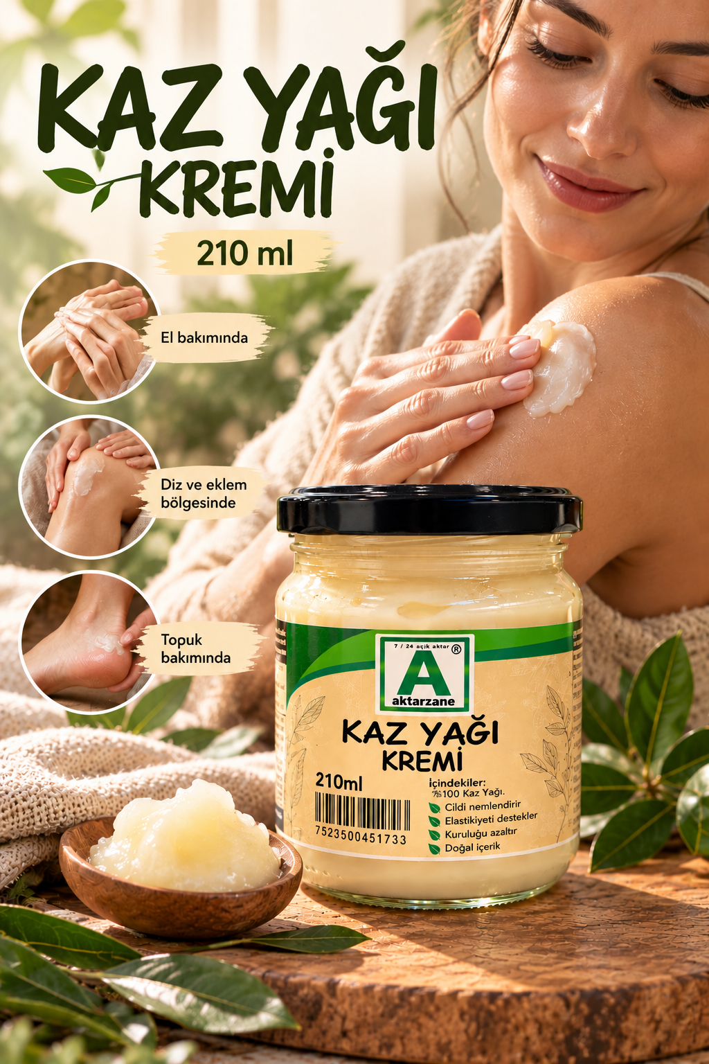 Kaz yağlı krem