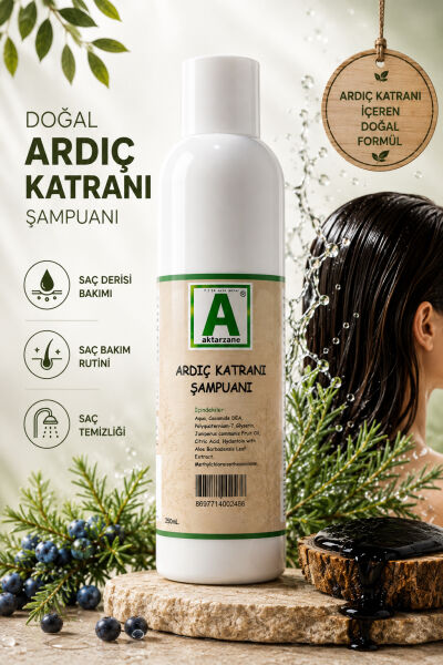 Aktarzane Ardıç Katranı Şampuanı 250ml