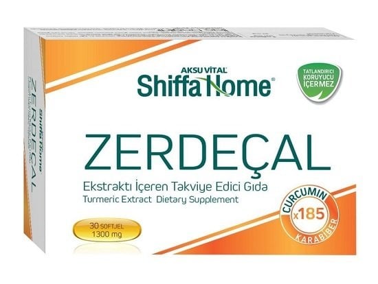 Shiffa Home Zerdeçal Ekstraktı 1300mg Softjel 30 Kapsül