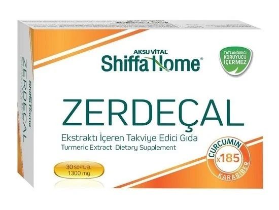 Shiffa Home Zerdeçal Ekstraktı 1300mg Softjel 30 Kapsül