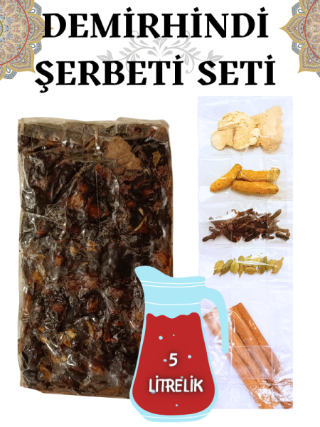 Demirhindi Şerbeti Hazırlık Seti (5 litrelik)