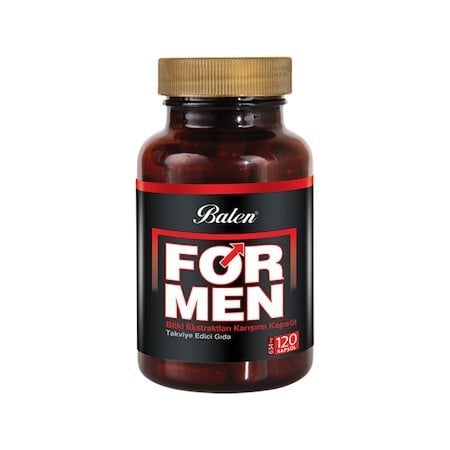 Balen For Men Bitki Ekstraktları Karışım 500mg 120 Kapsül