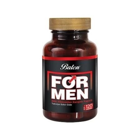 Balen For Men Bitki Ekstraktları Karışım 500mg 120 Kapsül
