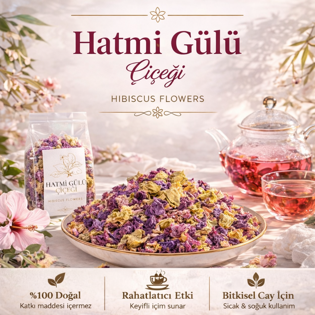 Hatmi Gülü Çiçeği Alcea rosea