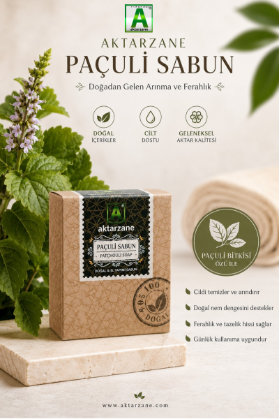Aktarzane Lavanta Paçuli Sabunu 150gr