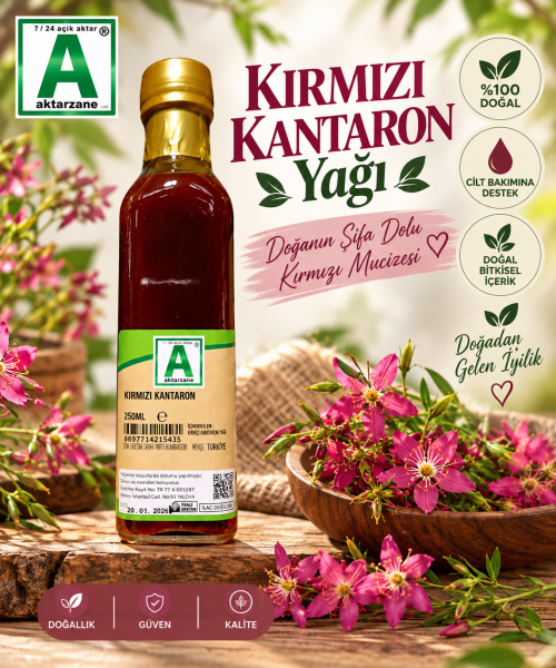 Aktarzane Kırmızı Kantaron Yağı 250ml