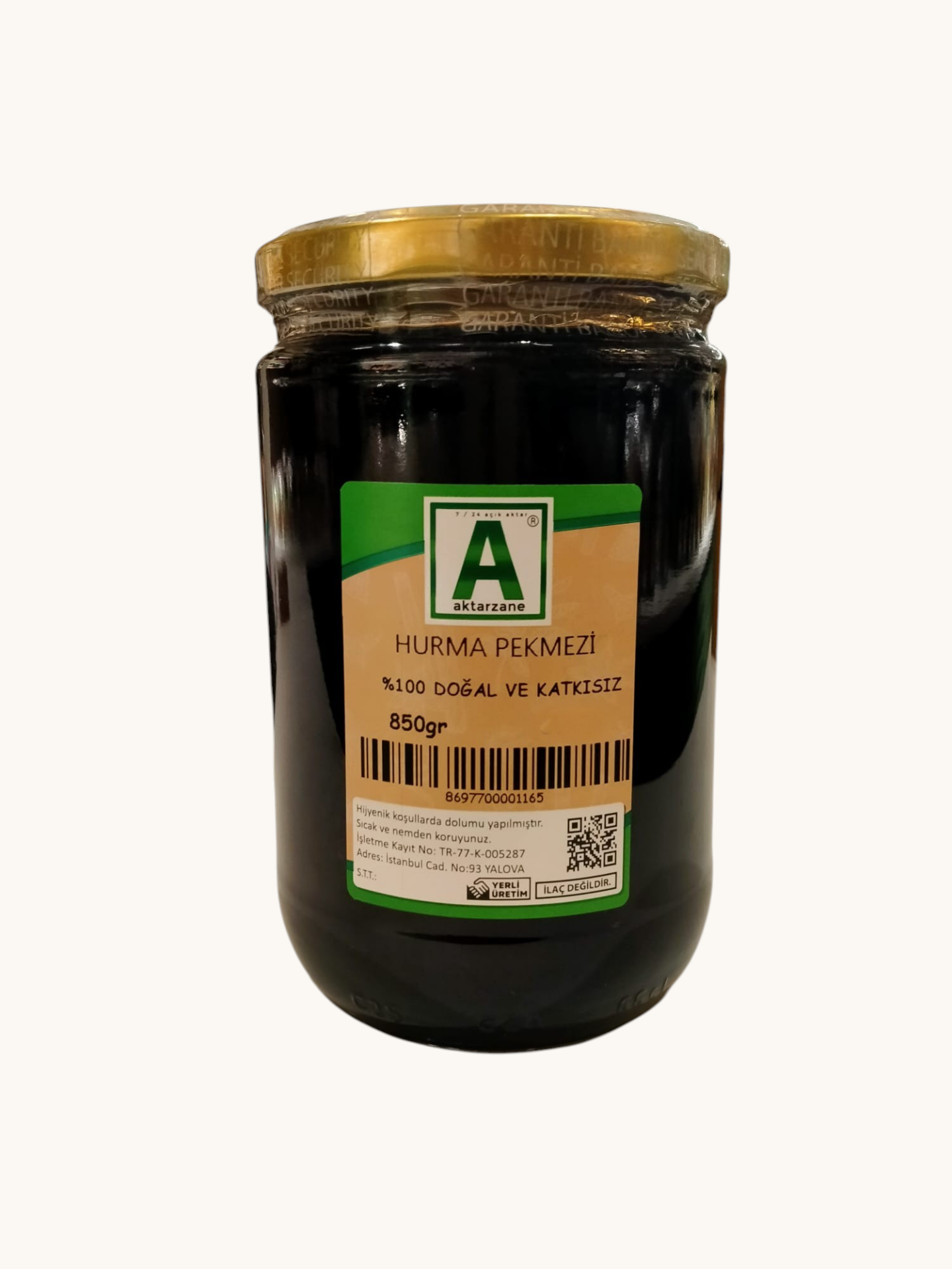 Aktarzane Hurma Pekmezi 850gr