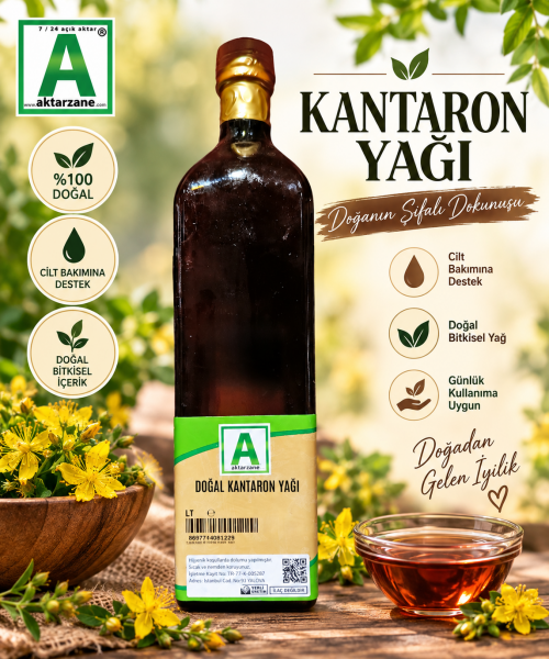 Aktarzane Kantaron Yağı 1lt