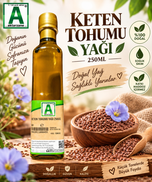 Aktarzane Keten Tohumu Yağı 250cc