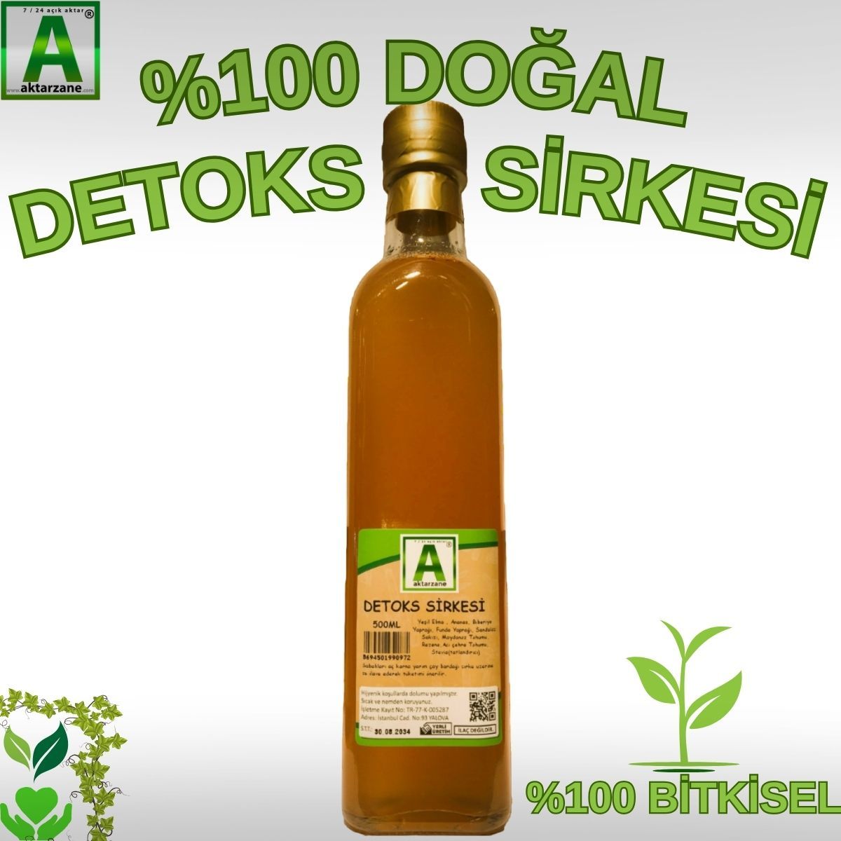 Detox Sirkesi 500ml