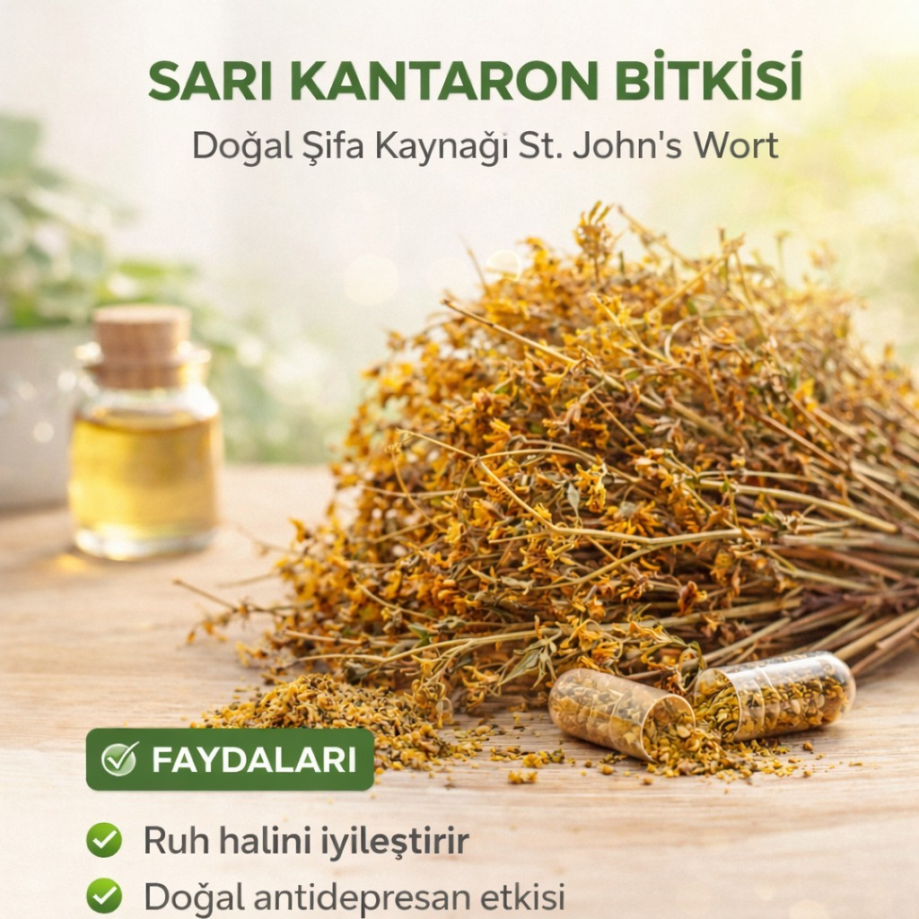 Sarı Kantaron Otu  Hypericum perforatum
