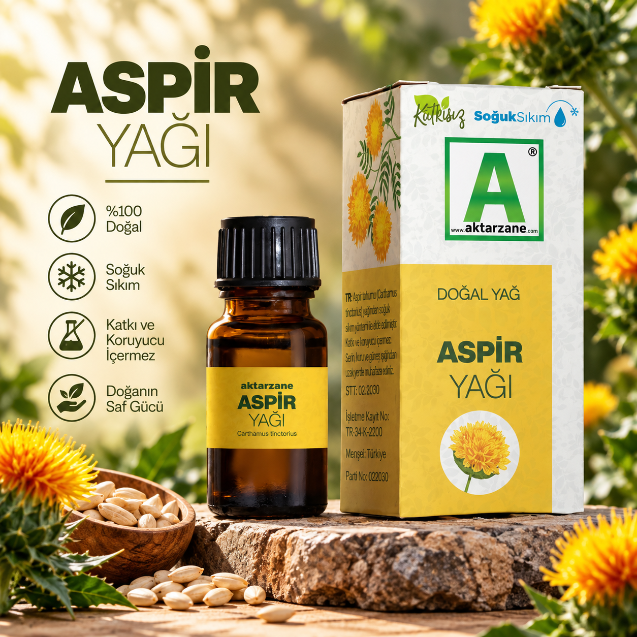 Aktarzane Aspir Yağı 50cc