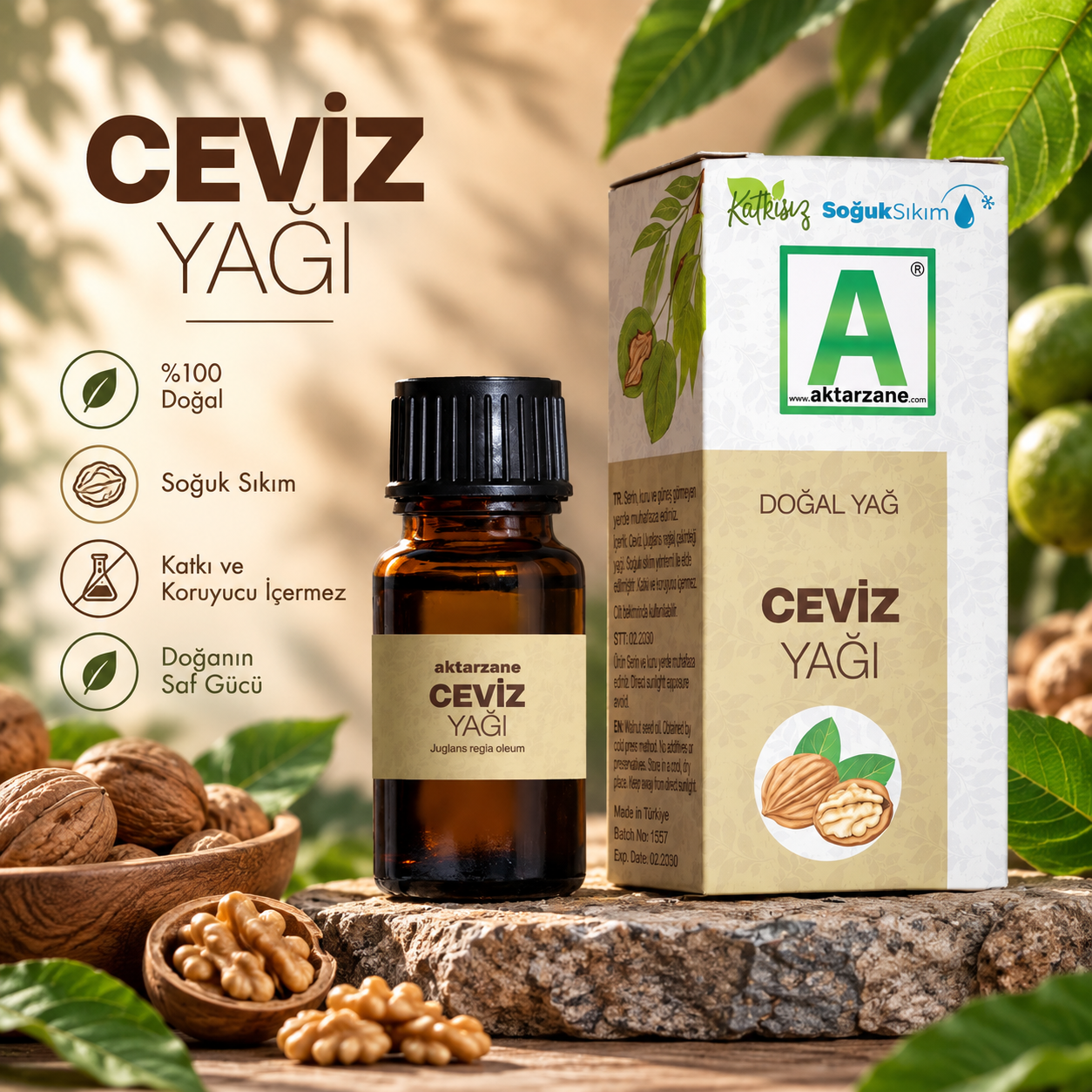 Aktarzane Ceviz Yağı 50cc