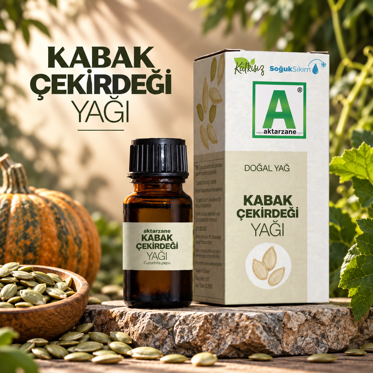 Aktarzane Kabak Çekirdeği Yağı 50cc