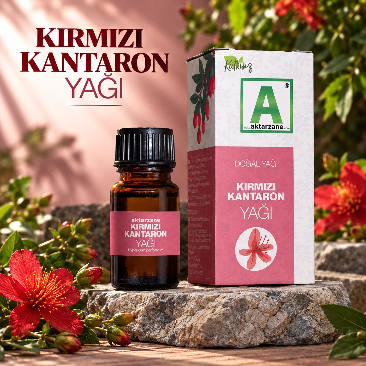 Aktarzane Kırmızı Kantaron Yağı 50cc