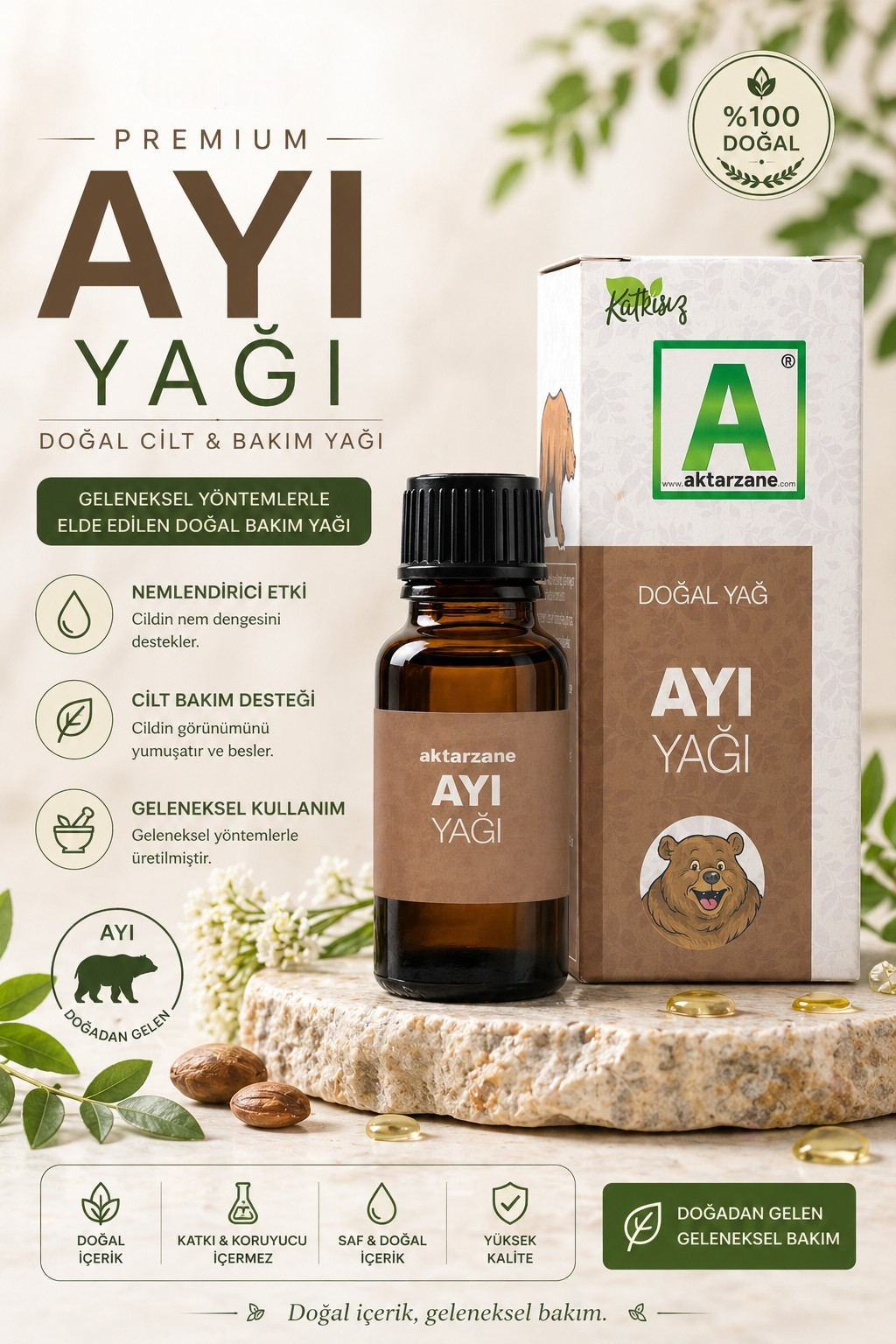 Aktarzane Ayı Yağı 50cc