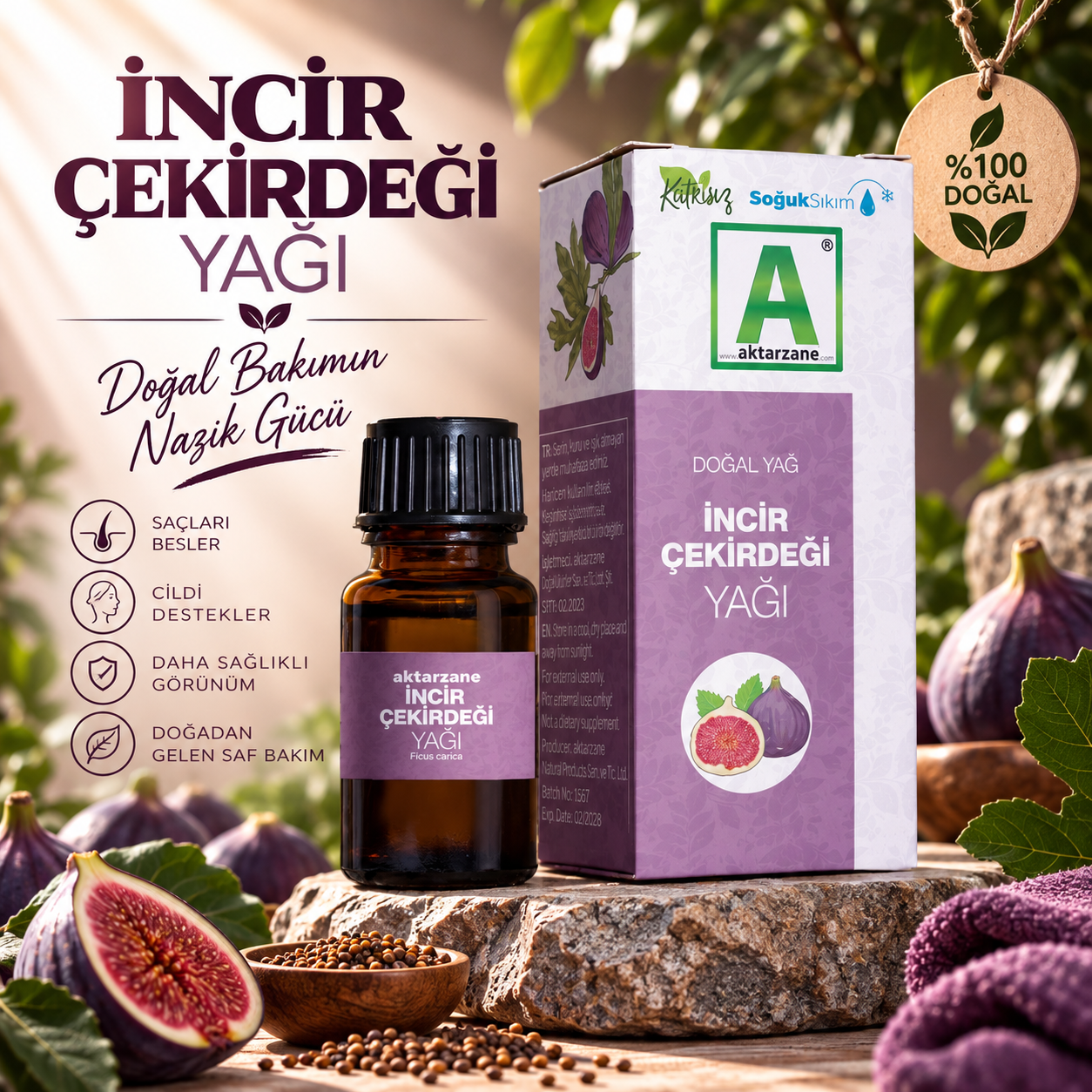 Aktarzane İncir Çekirdeği Yağı 20cc