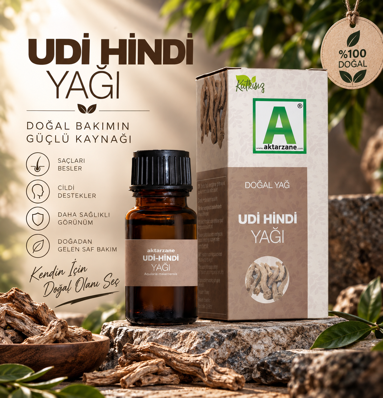 Aktarzane Udi Hindi Yağı 50cc