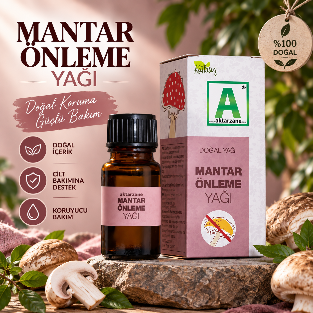 Aktarzane Mantar Önleme Budy Fungs Yağı 50cc