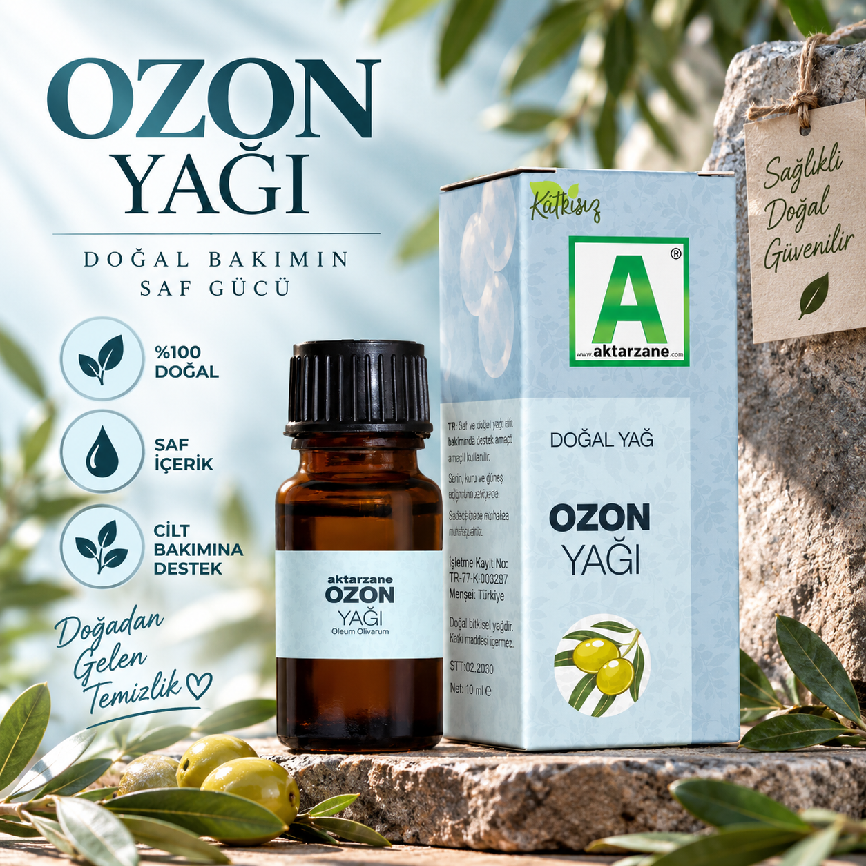 Aktarzane Ozon Yağı 50cc