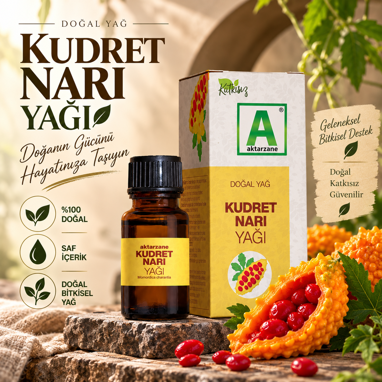 Aktarzane Kudret Narı Yağı 50cc