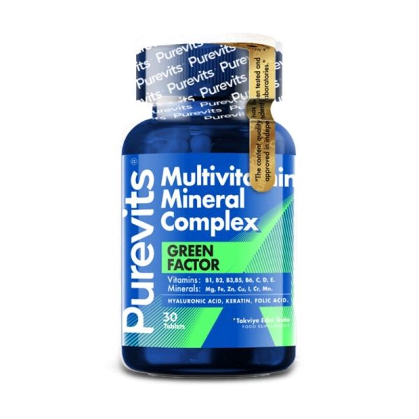 Purevits Green Factor Multivitamin Mineral Complex 30 Tablet