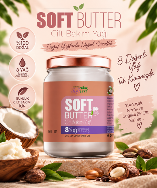 Softem Soft Butter Cilt Bakım Yağı 190ml
