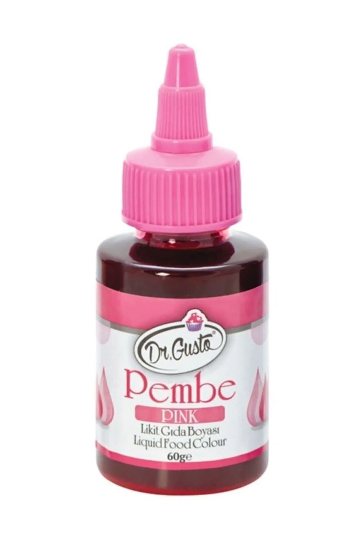 Dr. Gusto Pembe Likit Gıda Boyası