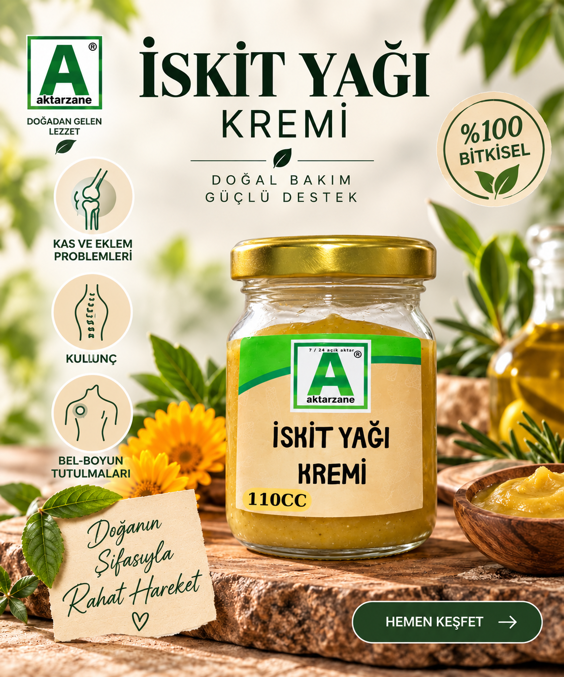 İskit Yağı Kremi 110cc