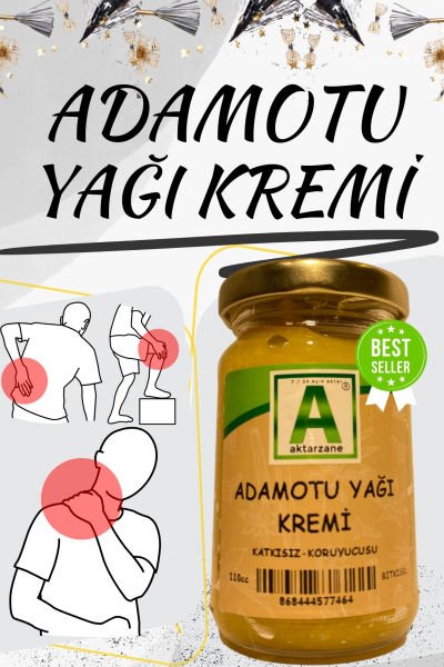 Aktarzane Adamotu Yağı Fıtık Kulunç Ağrı Kremi 110cc