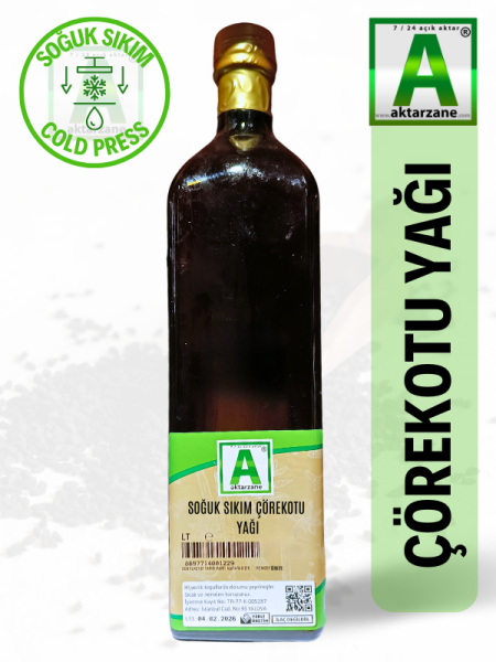 Aktarzane Çörekotu Yağı 1lt